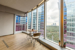 Modern Studio Apartment with Fascinating City View in Sariyer, Istanbul